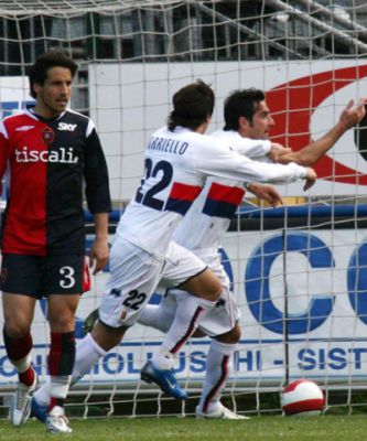 Alessandro Lucarelli scored his first goal with Genoa