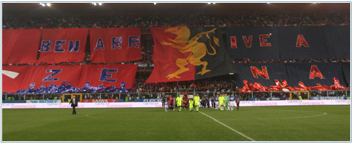 Welcome in Genova (by Figgi do Zena in Distinti, derby 03-05-2009 3-1, 3x Milito)
